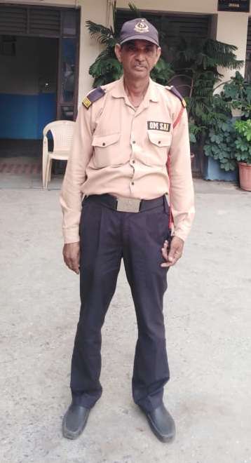 Uniformed security staff